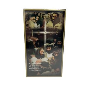 New Sealed JESUS The Movie VHS Tape Rated G Vintage